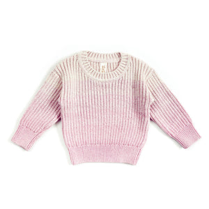 Tun Tun Ocean Sweater in Fondant Pink Marl