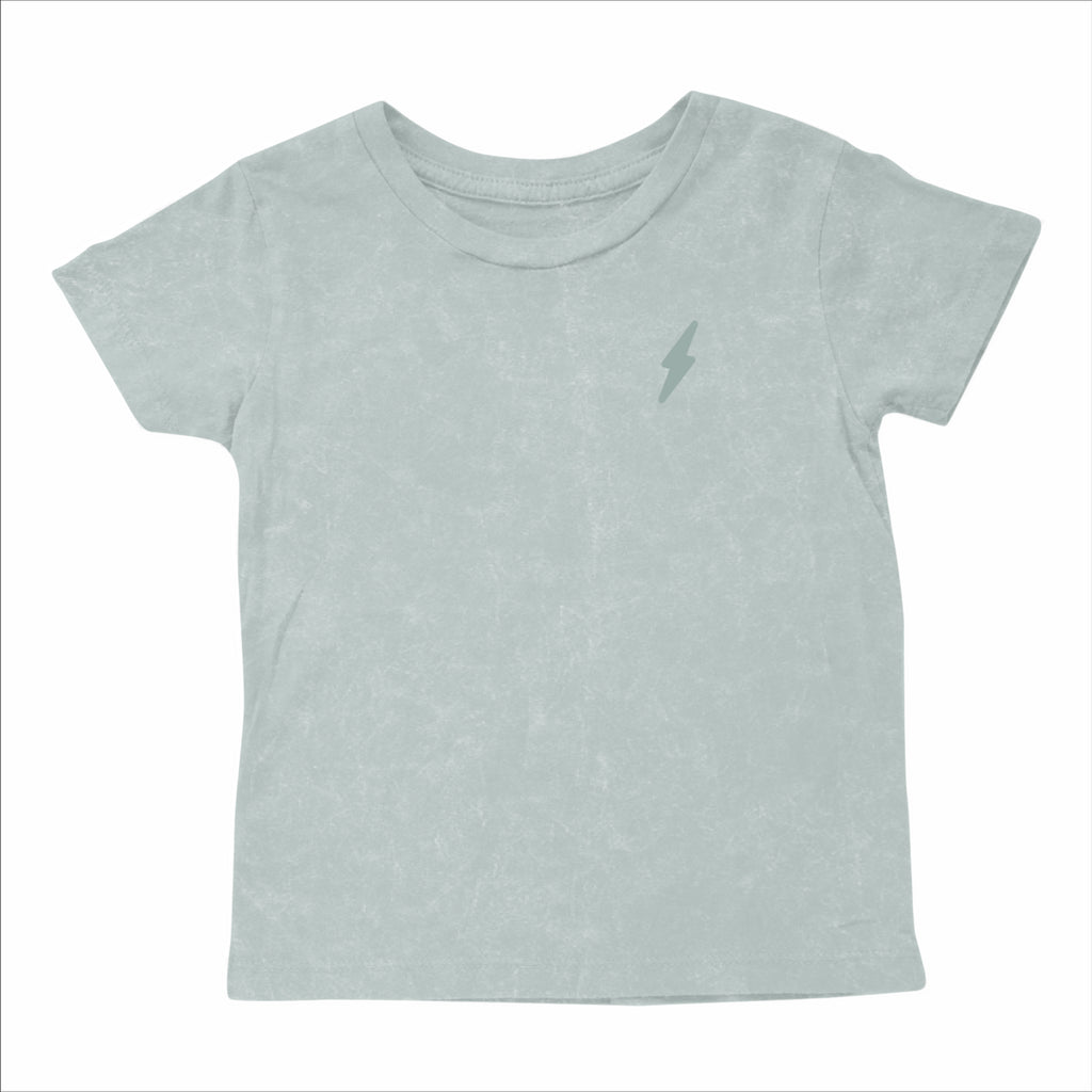 Tiny Whales Coastline Tee in Mineral Sea Glass