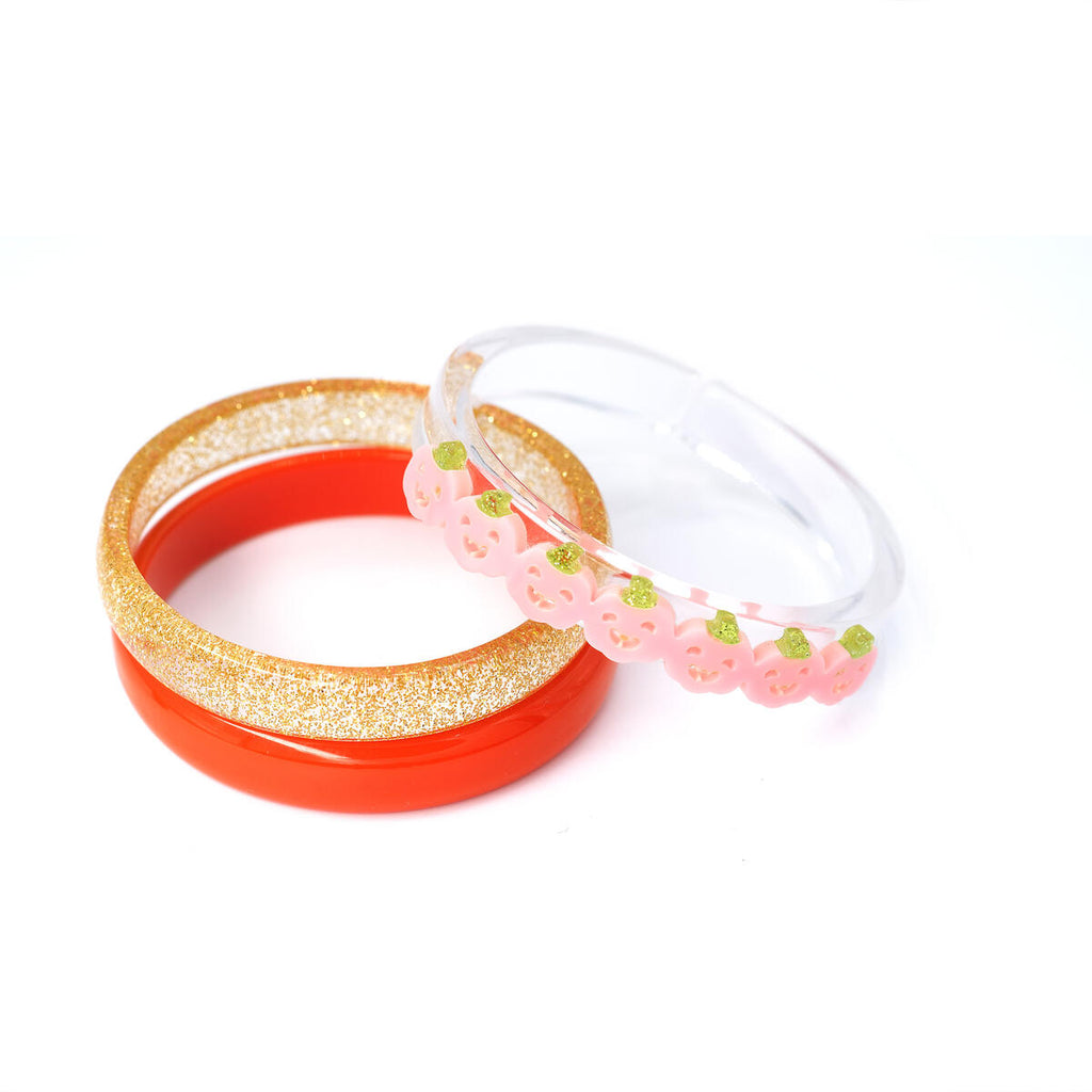 Lilies & Roses Multi Pumpkin Pink Bracelet Set