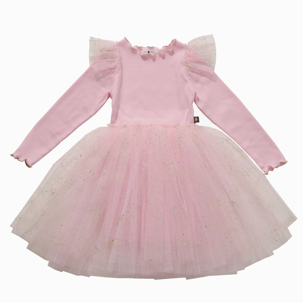 Petite Mila Jewel Tutu Dress in Pink