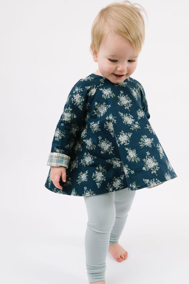 Thimble Reversible Swing Tunic in Winter Corsage