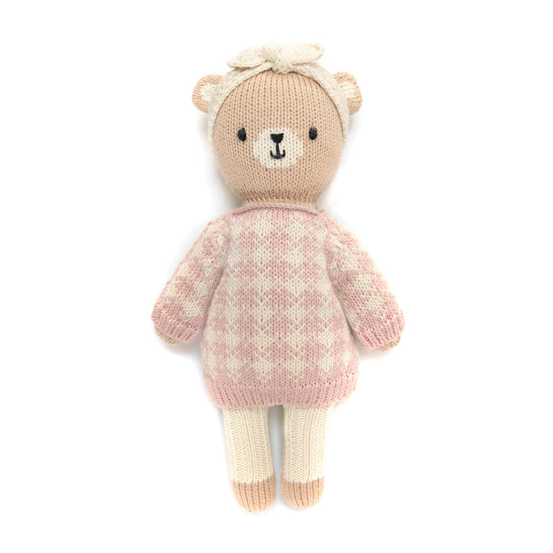 Tun Tun Bear with Pink Sweater and Headband