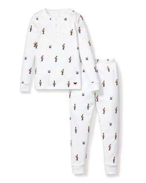 Petite Plume Pima Cotton Snugfit Pajamas in Toy Soldiers