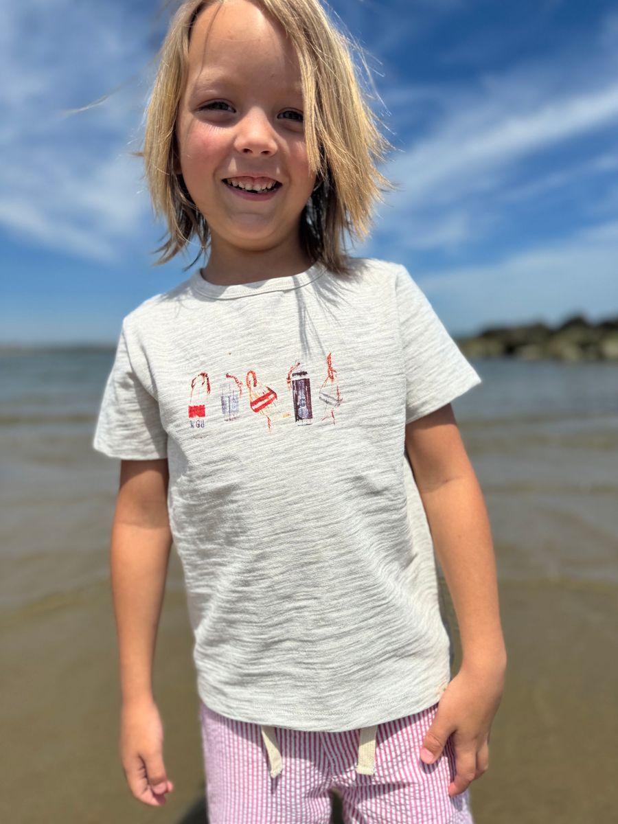 Me & Henry Falmouth Tee in Bouys