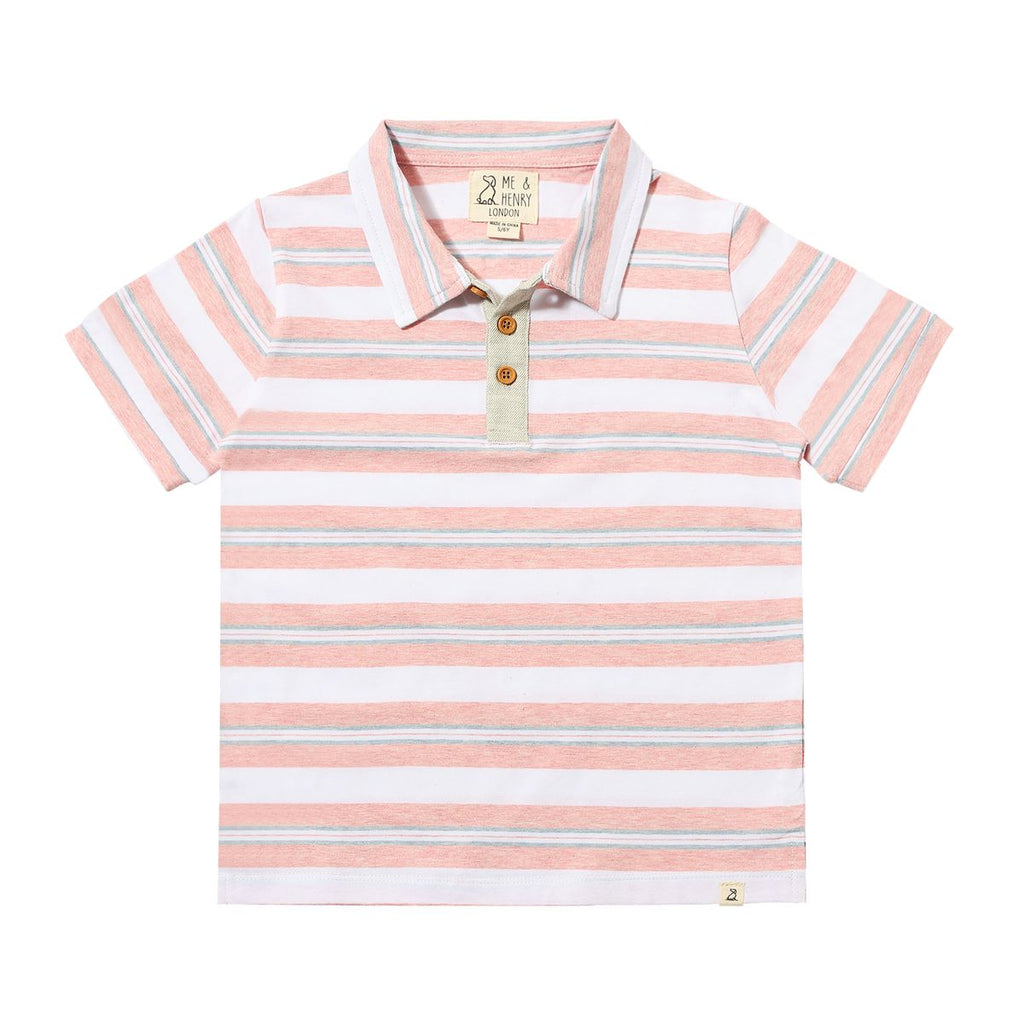 Me & Henry Polo in Multi Stripe