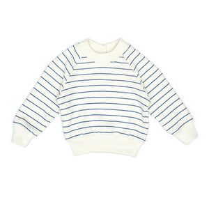 Tun Tun Aspen Pullover in Blue Heaven Stripes