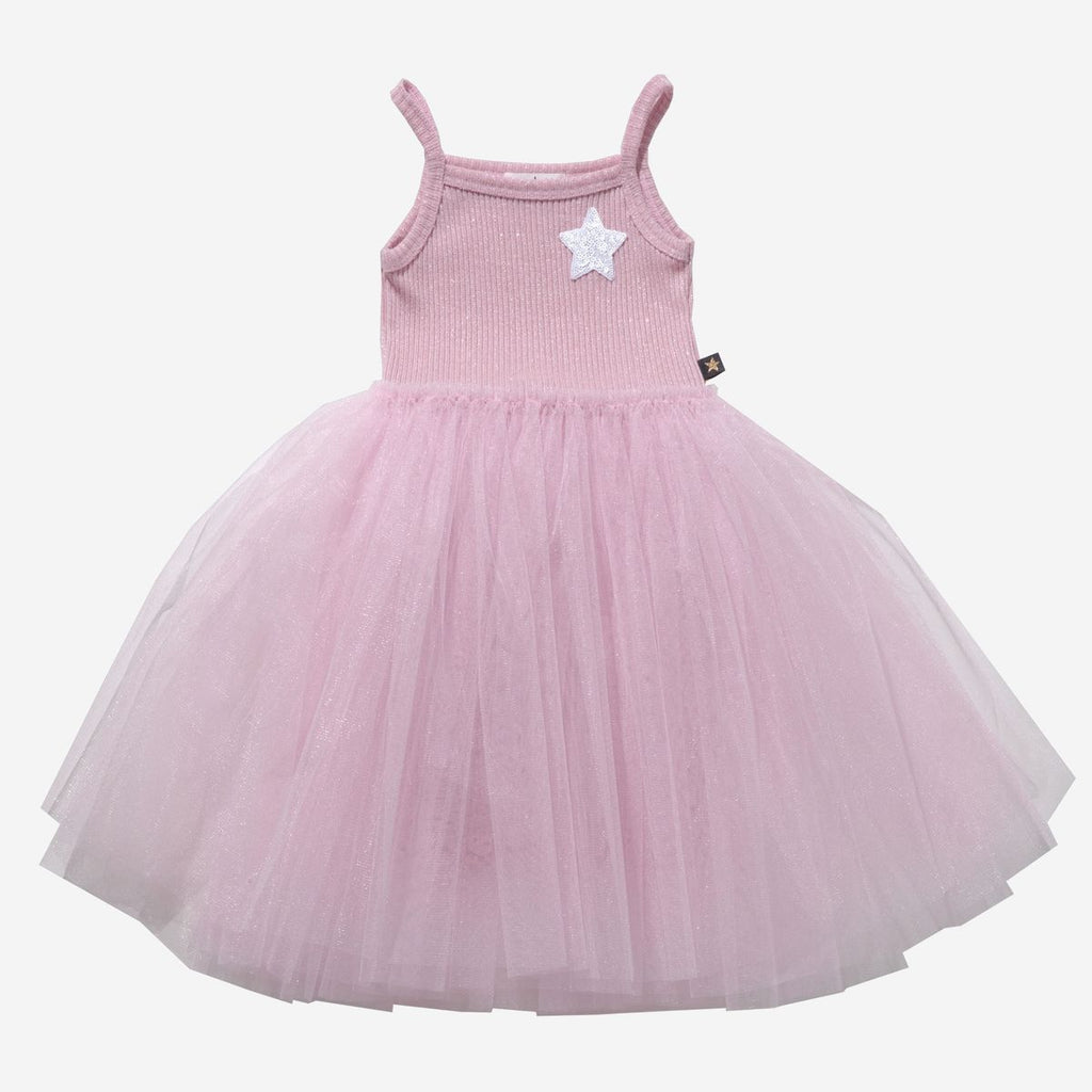 Petite Hailey Ivy Tutu Dress in Pink Star