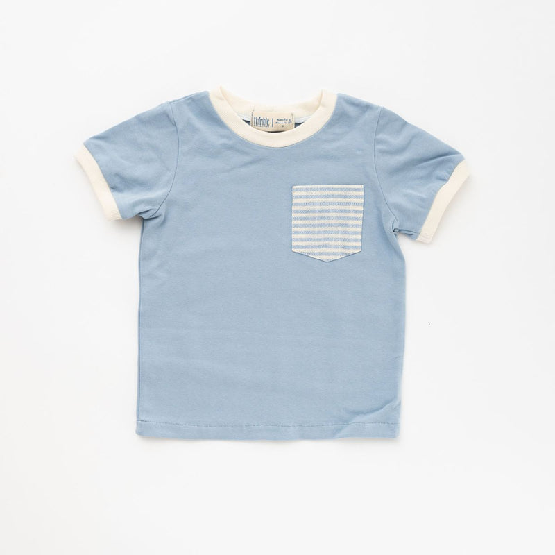 Thimble RInger Pocket Tee in Prairie Sky