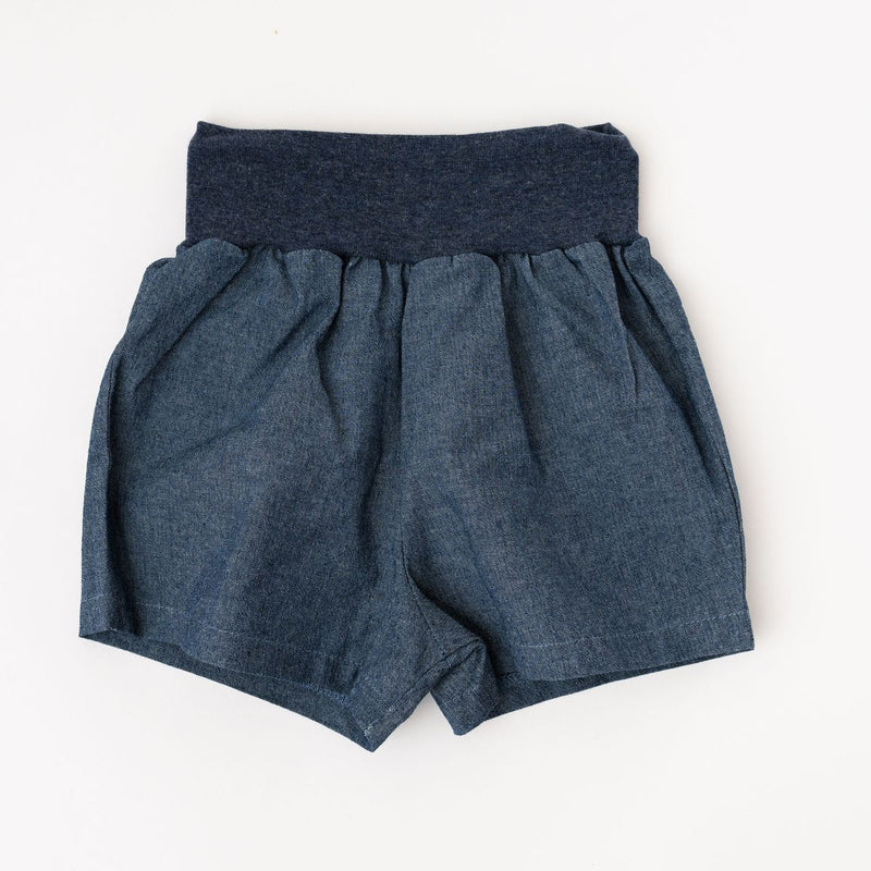 Thimble Easy Short in Dark Chambray