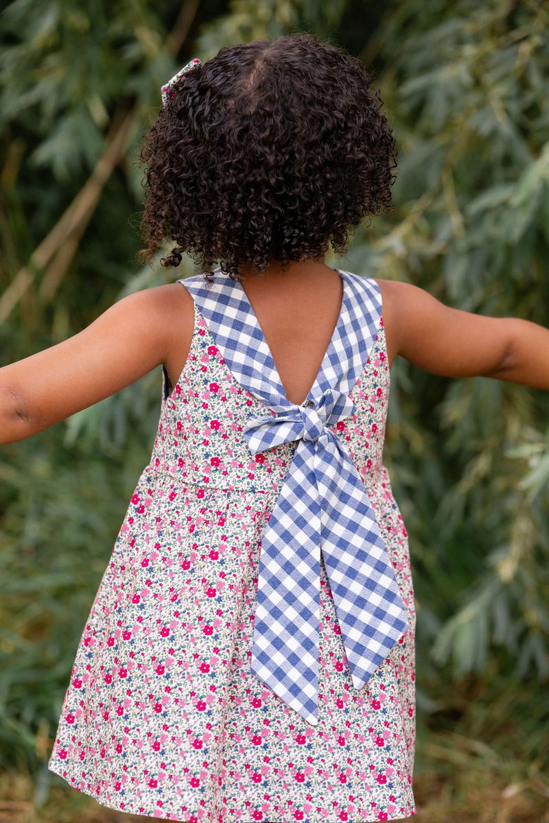 Thimble Sunday Dress in Posy Lake