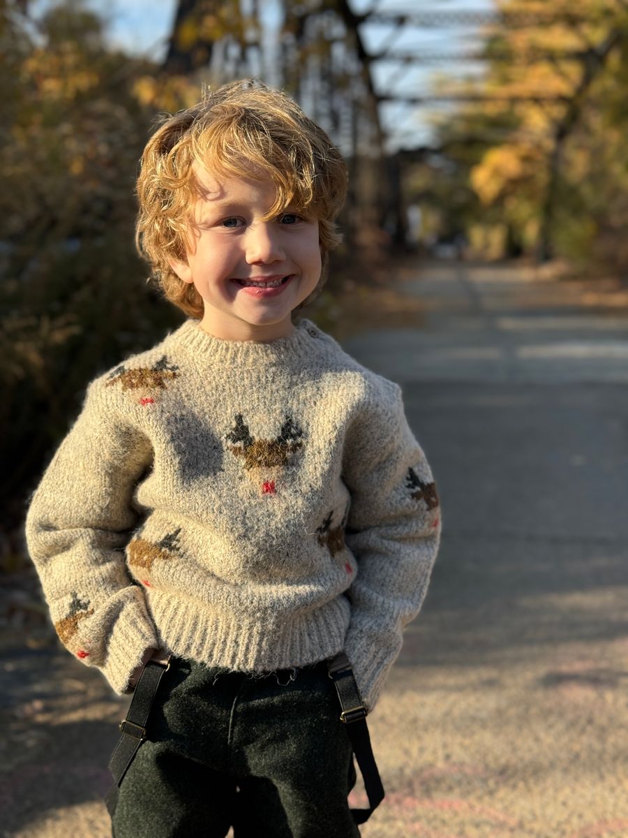 Me & Henry Rudy Reindeer Sweater