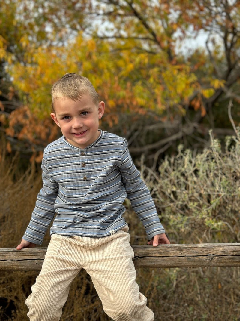 Me & Henry Frigat Chunky Corduroy Pant in Tan