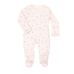 Tun Tun Zip Milan Footie in Orchid Little Flowers
