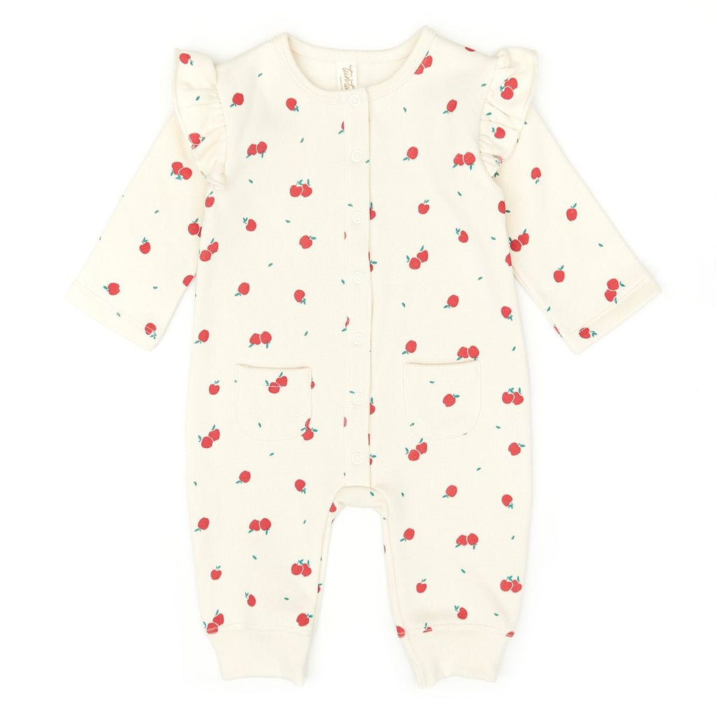 Tun Tun Ruffle Jumpsuit in Apples