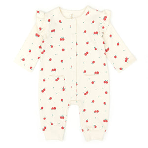 Tun Tun Ruffle Jumpsuit in Apples