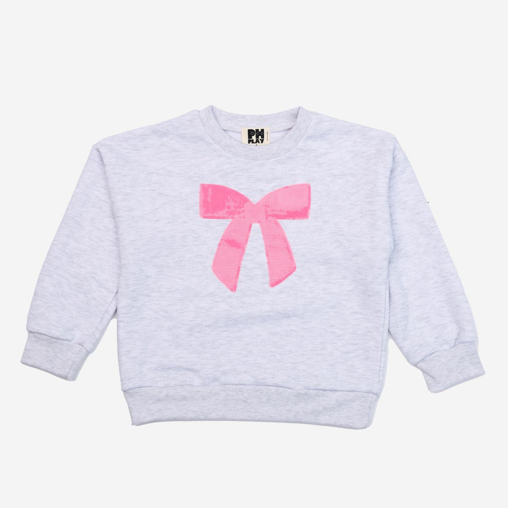 Petite Hailey LuLu Bow Sweatshirt