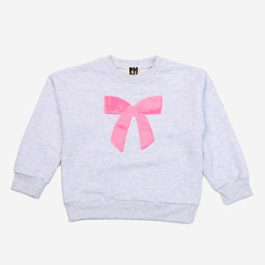 Petite Hailey LuLu Bow Sweatshirt
