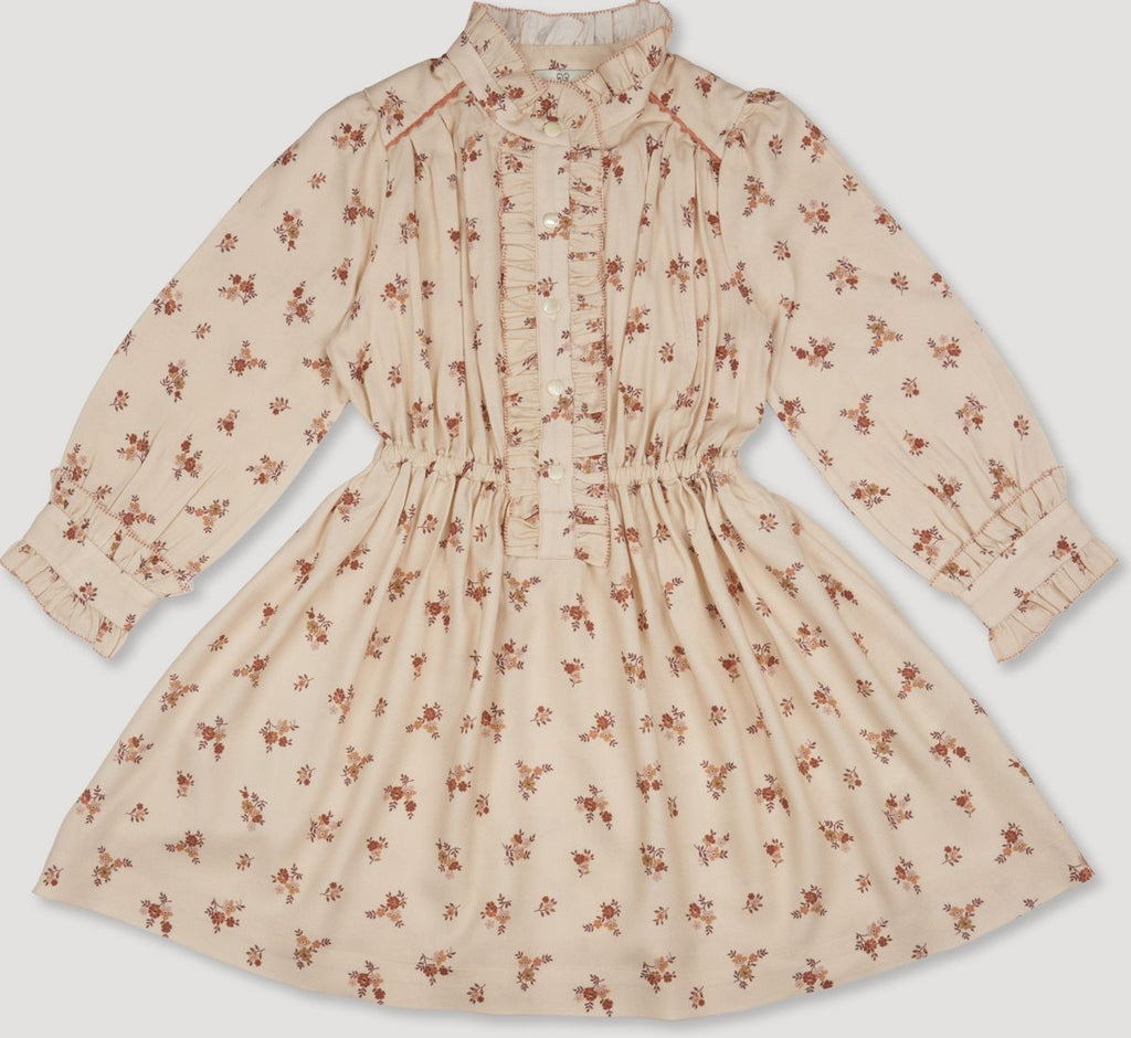 Early Sunday Dawn Dress in Cream Ditsy Bouquet