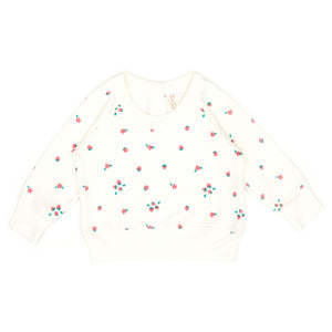 Tun Tun Aspen Pullover in Natural Strawberries