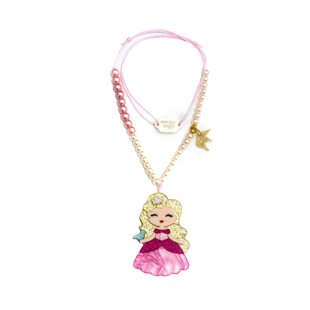 Lilies & Roses Princess Cute Doll Necklace-Multiple Colors!