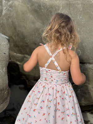Vignette Wynonna Dress in Pink Gingham Floral
