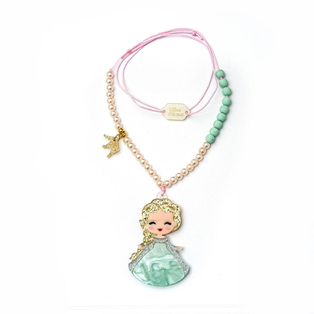 Lilies & Roses Princess Cute Doll Necklace-Multiple Colors!