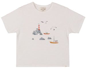 Me & Henry Falmouth Tee in Harbor