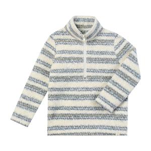 Me & Henry Macchu Sherpa in Gray Stripe