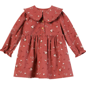 Vignette Sylvie Dress in Cranberry Floral