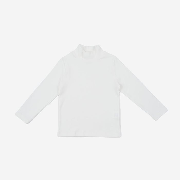 Petite Hailey Ollie Turtleneck Top in White