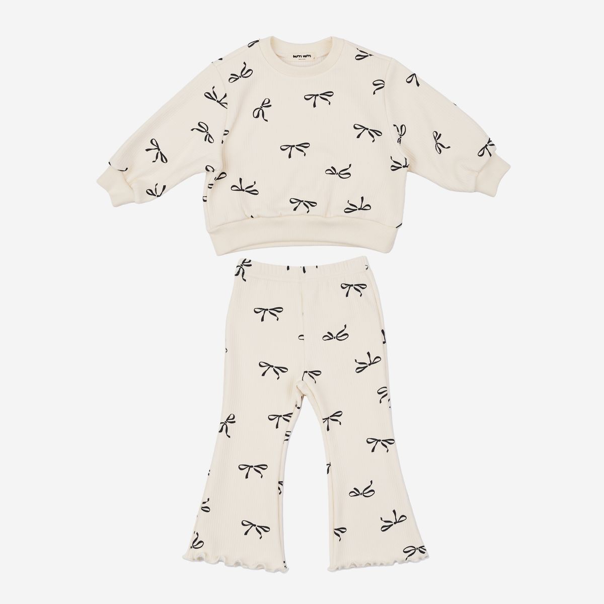 Petite Hailey Ava Sweatshirt Set in Bows