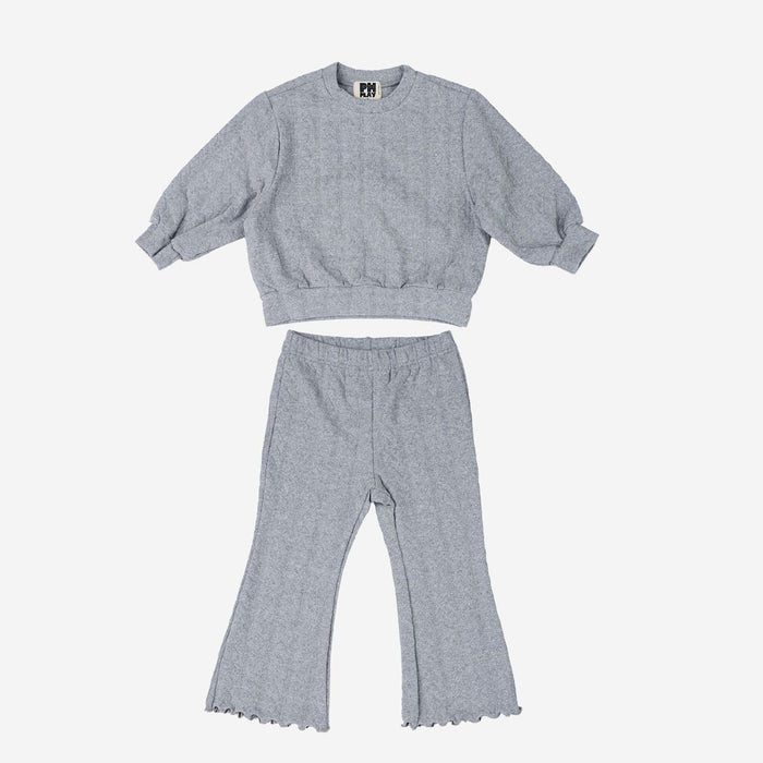 Petite Hailey Nola Heart Set in Gray