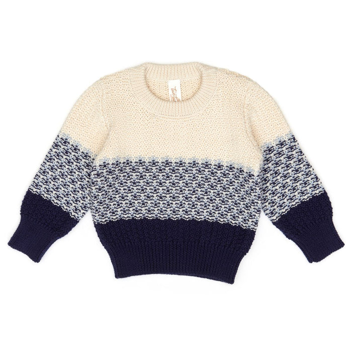 Tun Tun Alan Sweater in Navy Multi