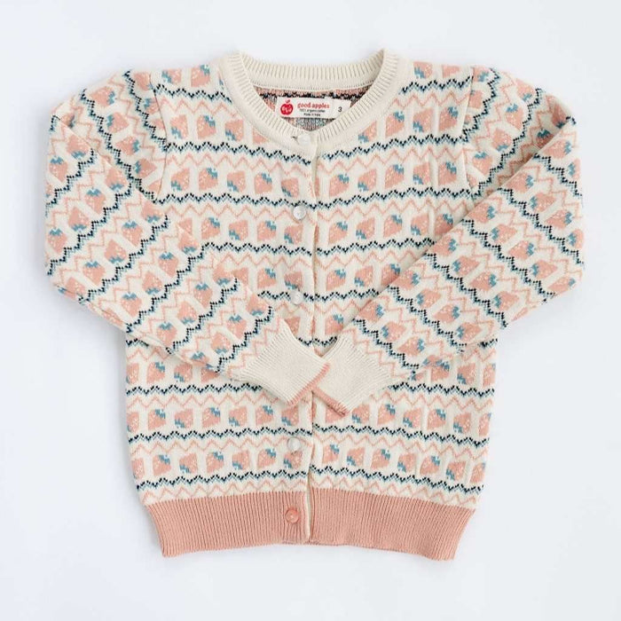 Good Apples Cardigan in Strawberries