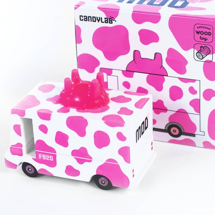 Candylab Toys Strawberry Moo Van
