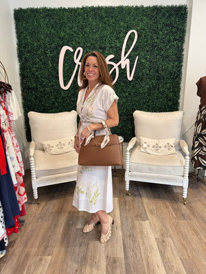 Victoria Dunn Avonlea Dress in Ivory Vine