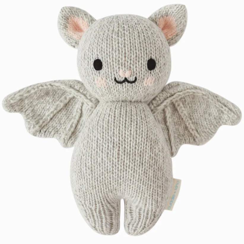 Cuddle + Kind Baby Bat in Grey