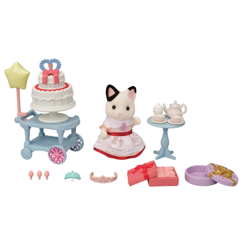 Calico Critters Tuxedo Cat Party Time Playset
