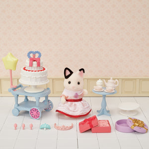 Calico Critters Tuxedo Cat Party Time Playset