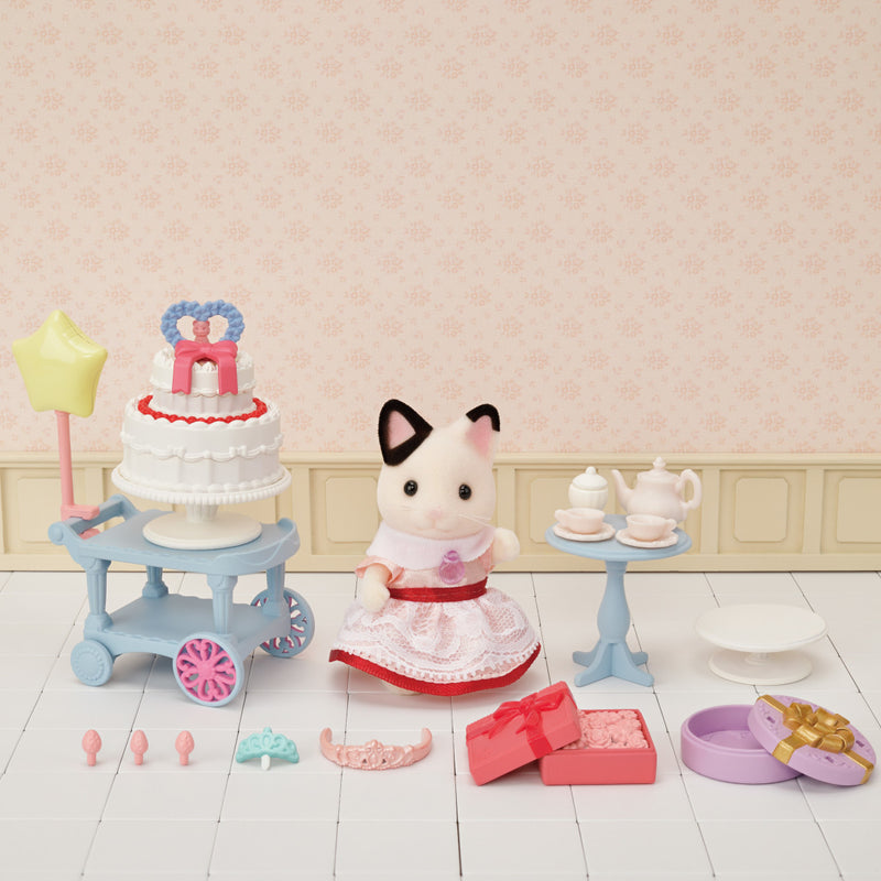 Calico Critters Tuxedo Cat Party Time Playset