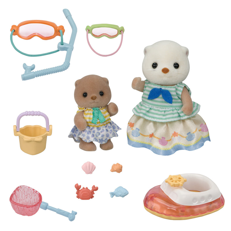 Calico Critters Seat Otters Snorkel Set