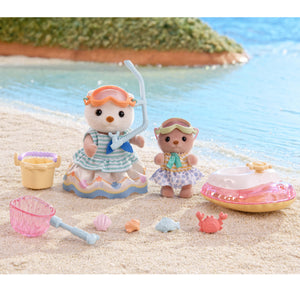 Calico Critters Seat Otters Snorkel Set