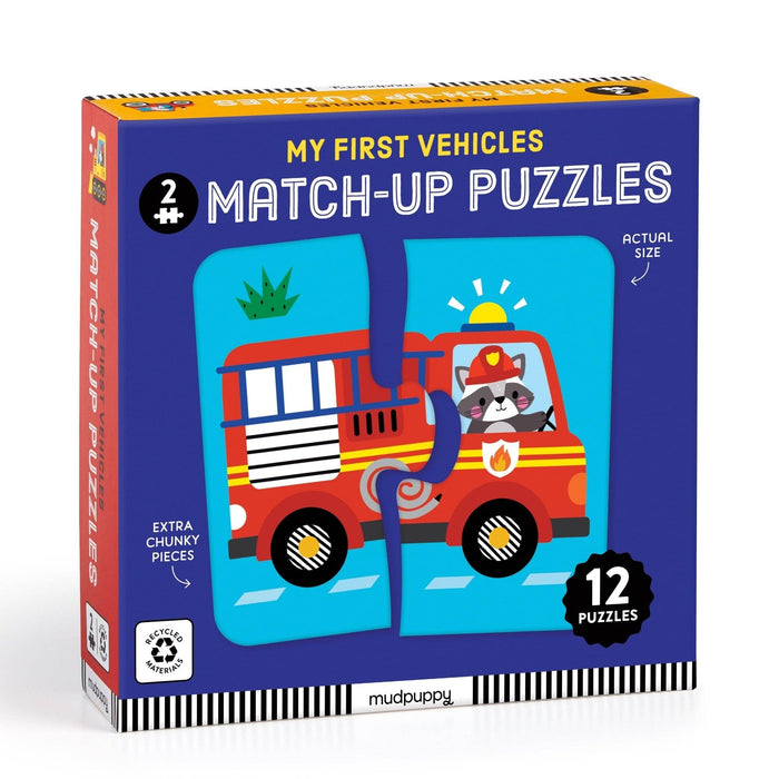 Chronicle Books My First Vehicles 2 Piece Match-up Puzzles