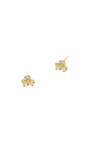 Tai Jewelry - Opal & Labradorite Cluster Stud
