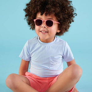 Babiators  Eco Collection: Keyhole Sunglasses in Seashell Pink