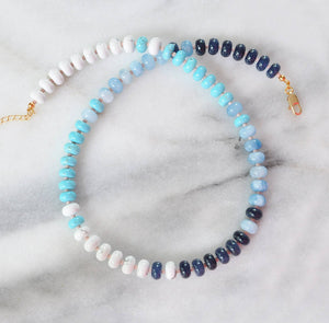 Libby & Smee Down the Shore Multicolored Gemstone Necklace - Multiple Colors!