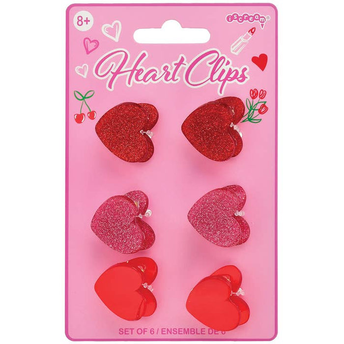 Iscream Heart Hair Clips