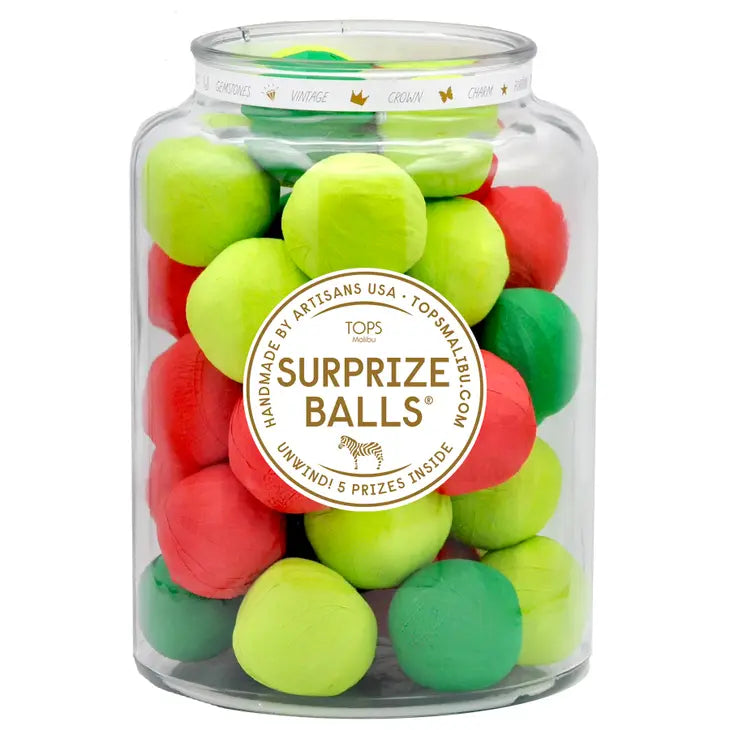 Tops Malibu Christmas Mini Surprize Ball - Assorted Colors