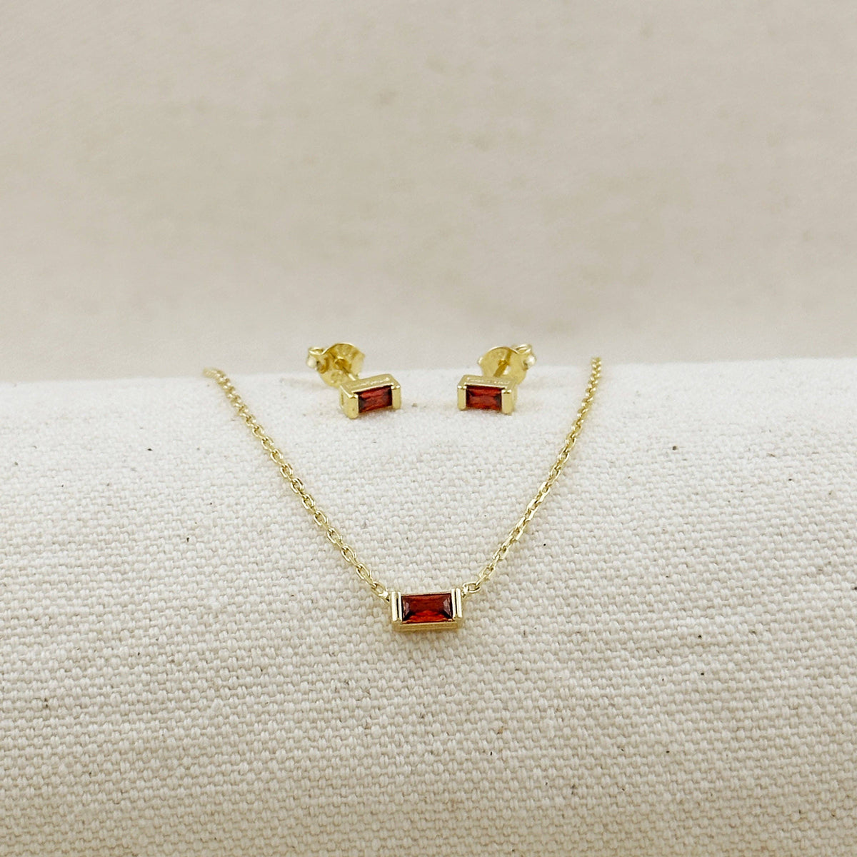 GoldFi 18k Gold Filled Celebration Birthstone Earrings