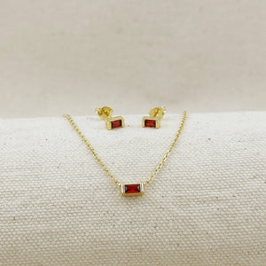 GoldFi 18k Gold Filled Celebration Birthstone Earrings